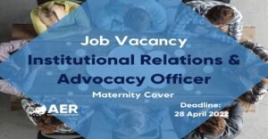 Institutional Relations & Advocacy Officer (Maternity Cover) job in #Brussels, #Belgium/  Assembly of European Regions (AER)