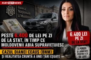 Peste 6.400 de lei PE ZI de la stat, în timp ce moldovenii abia supraviețuiesc. Cazul Dianei Ceauș (BNM) și realitatea cruntă a unei țări eșuate