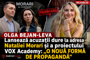 Olga Bejan-Leva lansează acuzații dure la adresa Nataliei Morari și a proiectului VOX Academy: „O nouă formă de propagandă”