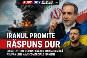 Iranul amenință cu represalii după atacul ucrainean asupra unei nave comerciale iraniene în Marea Caspică