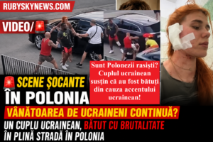 VIDEO/ 🚨Scene șocante în Polonia! Vânătoarea de ucraineni continuă? Un cuplu ucrainean, bătut cu brutalitate în plină stradă în Polonia