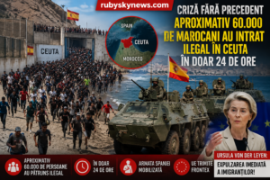 Criză fără precedent la frontiera Spaniei: Aproximativ 60.000 de marocani au intrat ilegal în Ceuta în doar 24 de ore