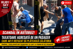 VIDEO | Scandal într-un autobuz din Chișinău. O taxatoare ar fi fost agresată de un pasager fără bilet, iar conflictul a degenerat într-o bătaie în stradă