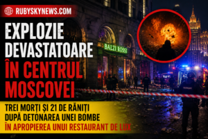 Explozie devastatoare în centrul Moscovei: trei morți și 21 de răniți după detonarea unei bombe în apropierea unui restaurant de lux