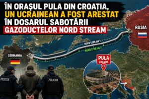 În orașul Pula din Croația, un ucrainean a fost arestat în dosarul sabotării gazoductelor Nord Stream