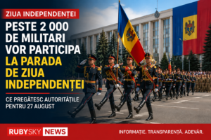 Peste 2 000 de militari vor participa la parada de Ziua Independenței. Ce pregătesc autoritățile pentru 27 august