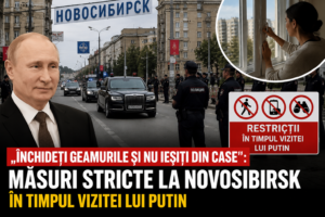 „Închideți geamurile și nu ieșiți din case”: măsuri stricte la Novosibirsk în timpul vizitei lui Putin