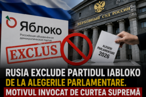 Rusia exclude partidul Iabloko de la alegerile parlamentare. Motivul invocat de Curtea Supremă