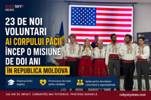 23 de noi voluntari ai Corpului Păcii încep o misiune de doi ani în Republica Moldova