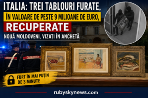 Italia: trei tablouri furate, în valoare de peste 9 milioane de euro, recuperate. Nouă moldoveni, vizați în anchetă