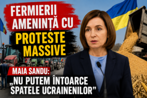 Fermierii amenință cu proteste masive. Maia Sandu: „Nu putem întoarce spatele ucrainenilor”