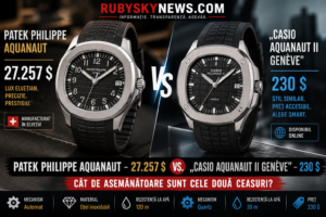 Patek Philippe Aquanaut – 27.257 $ vs. „Casio Aquanaut II Genève” – 230 $: cât de asemănătoare sunt cele două ceasuri?