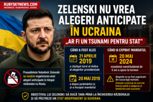 Zelenski nu vrea alegeri anticipate în Ucraina: „Ar fi un tsunami pentru stat”