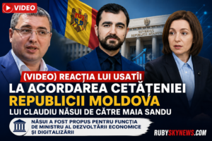 (VIDEO) Reacția lui Usatîi la acordarea cetățeniei Republicii Moldova lui Claudiu Năsui de către Maia Sandu. Năsui a fost propus pentru funcția de ministru al Dezvoltării Economice și Digitalizării