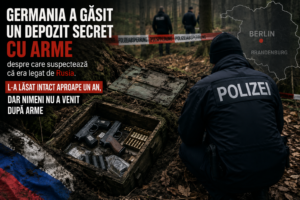 Germania a găsit un depozit secret cu arme despre care suspectează că era legat de Rusia. L-a lăsat intact aproape un an, dar nimeni nu a venit după arme
