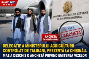 Delegație a Ministerului Agriculturii controlat de talibani, prezentă la Chișinău. MAE a deschis o anchetă privind emiterea vizelor