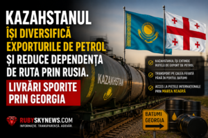 Kazahstanul își diversifică exporturile de petrol și reduce dependența de ruta prin Rusia. Livrări sporite prin Georgia