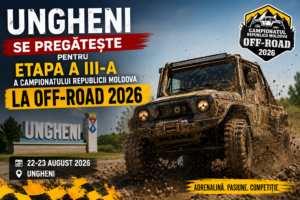 Ungheni se pregătește pentru etapa a III-a a Campionatului Republicii Moldova la Off-Road 2026