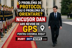 O problemă de protocol sau o problemă de orientare? Nicușor Dan are nevoie de GPS pentru covorul roșu?