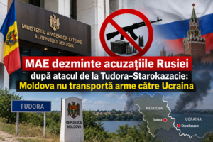 MAE dezminte acuzațiile Rusiei după atacul de la Tudora–Starokazacie: Moldova nu transportă arme către Ucraina