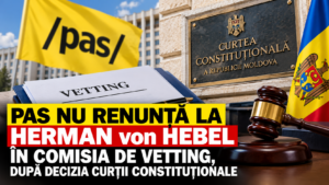 PAS nu renunță la Herman von Hebel în Comisia de vetting, după decizia Curții Constituționale