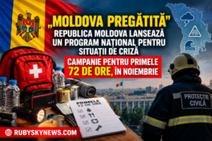 „Moldova Pregătită”: Republica Moldova lansează un program național pentru situații de criză. Campanie pentru primele 72 de ore, în noiembrie