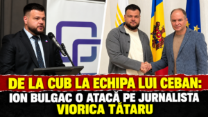 DE LA CUB LA ECHIPA LUI CEBAN: ION BULGAC O ATACĂ PE JURNALISTA VIORICA TĂTARU